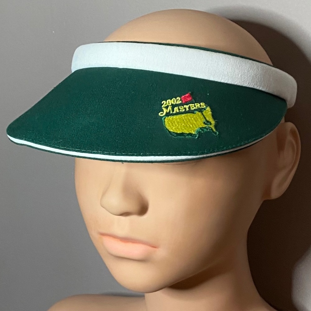 Masters Green and White 2002 Masters Golf Visor